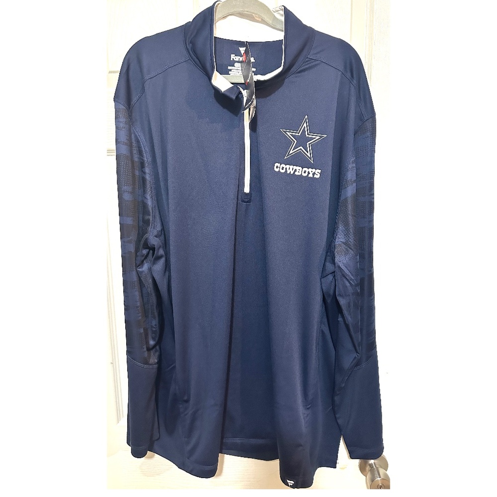 Dallas Cowboys Fanatics Branded Defender Evo Full Zip Hoodie- Blue NWT
